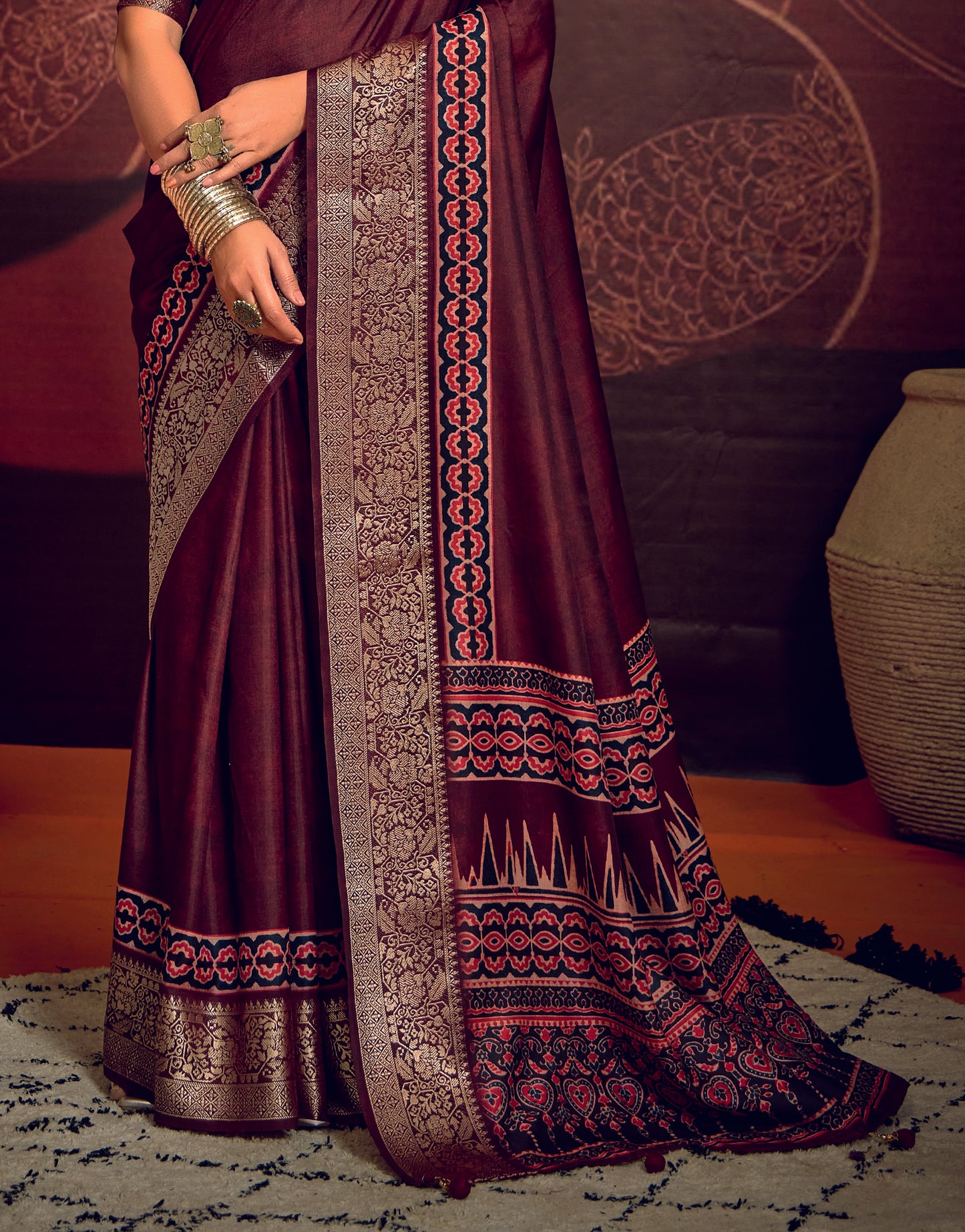ROYAL AMETHYST BANARASI SILK SAREE