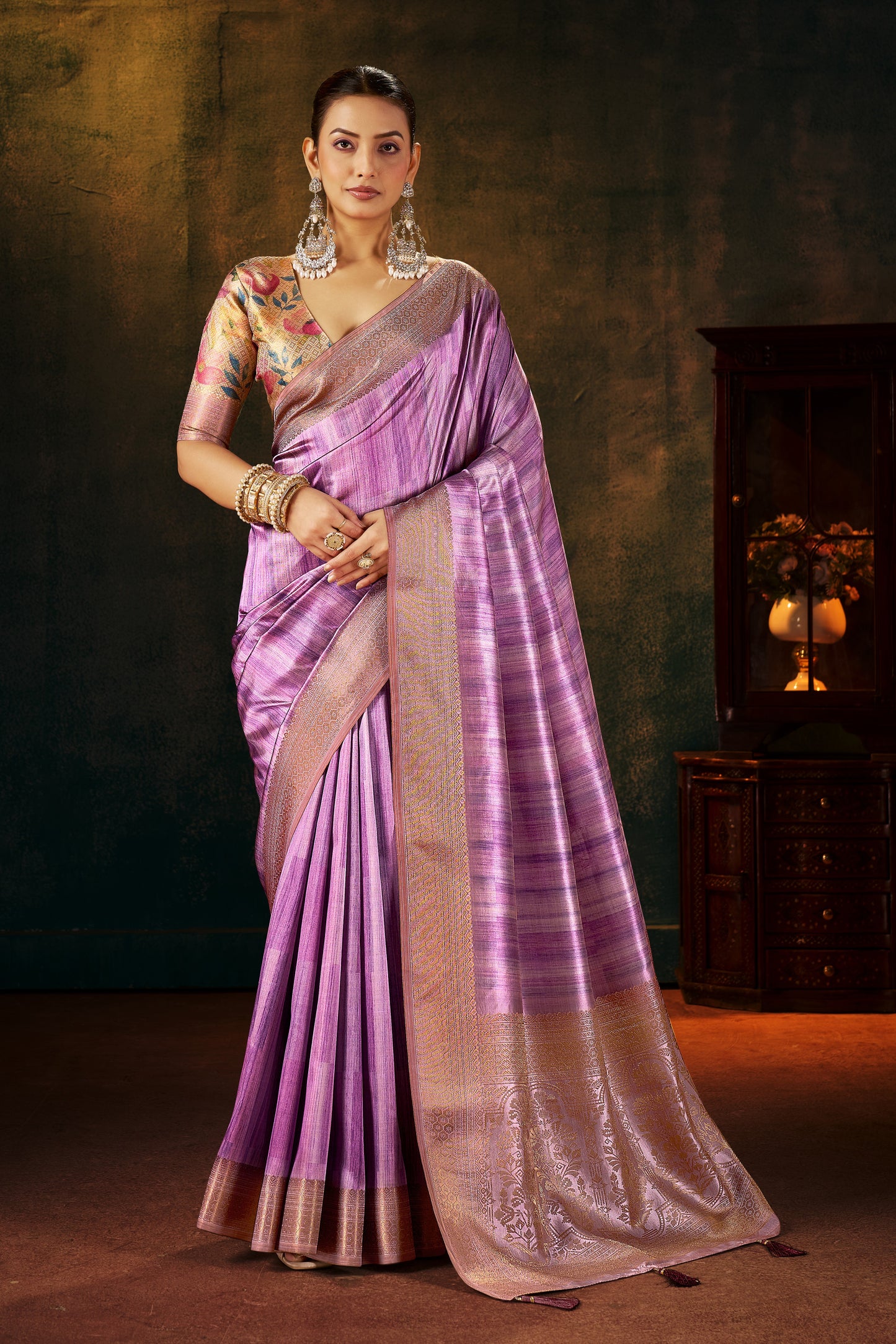 ROYAL AMETHYST SILK SAREE