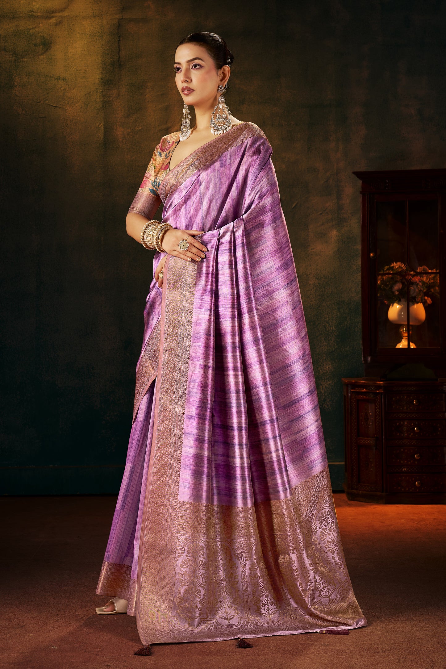 ROYAL AMETHYST SILK SAREE