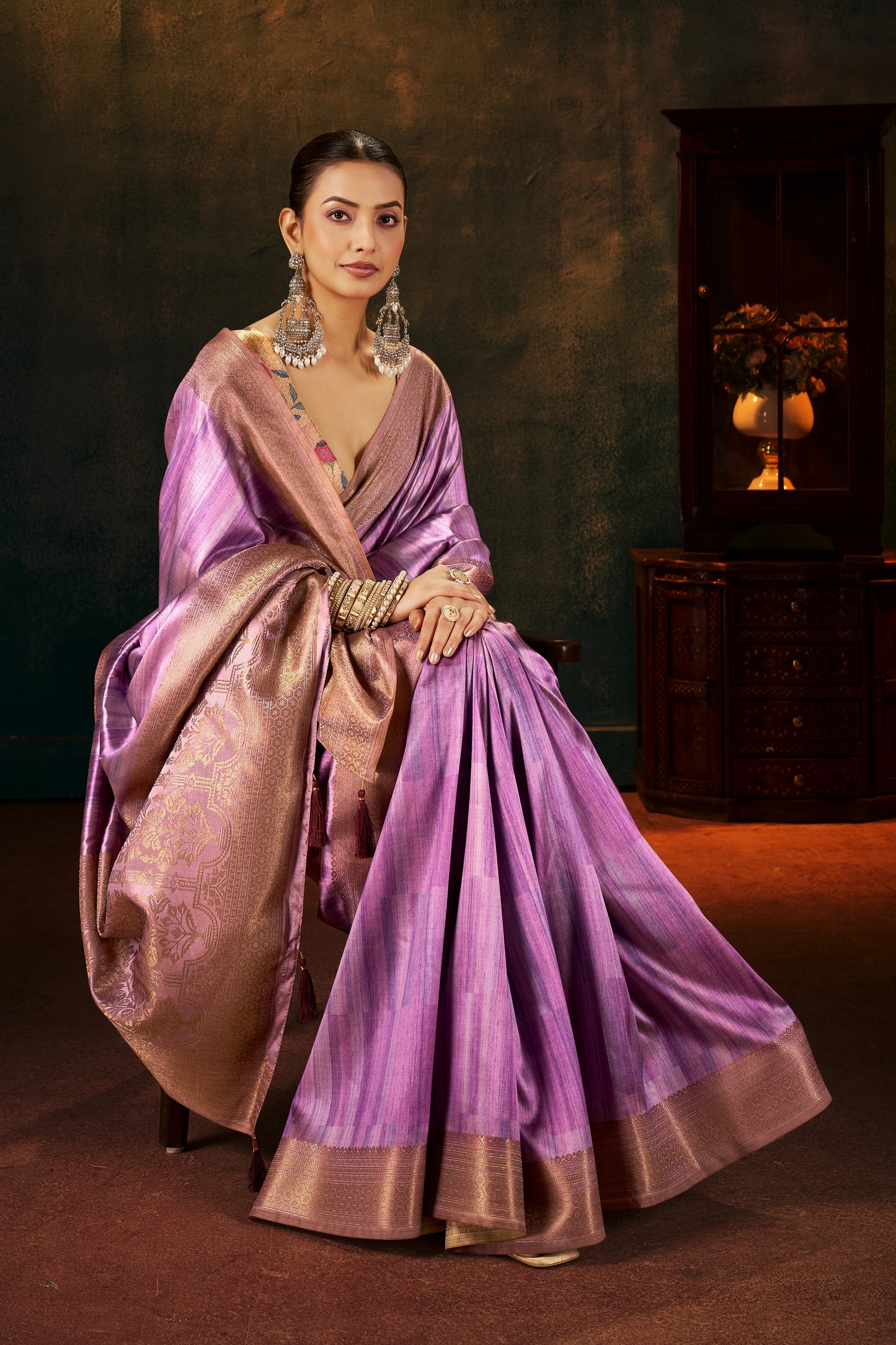 ROYAL AMETHYST SILK SAREE