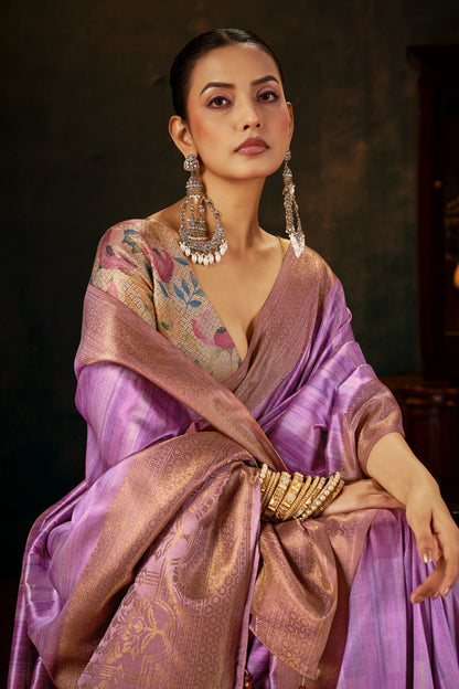 ROYAL AMETHYST SILK SAREE