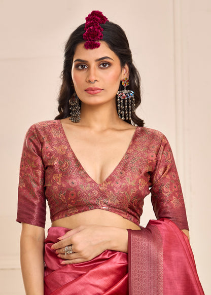 ROYAL RUBY SILK SAREE