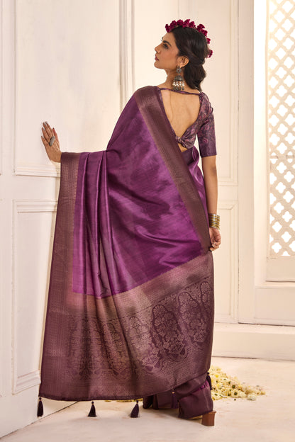 ROYAL AMETHYST SILK SAREE