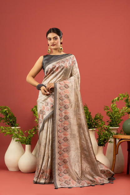CELESTIAL INDIGO ARTISAN SAREE