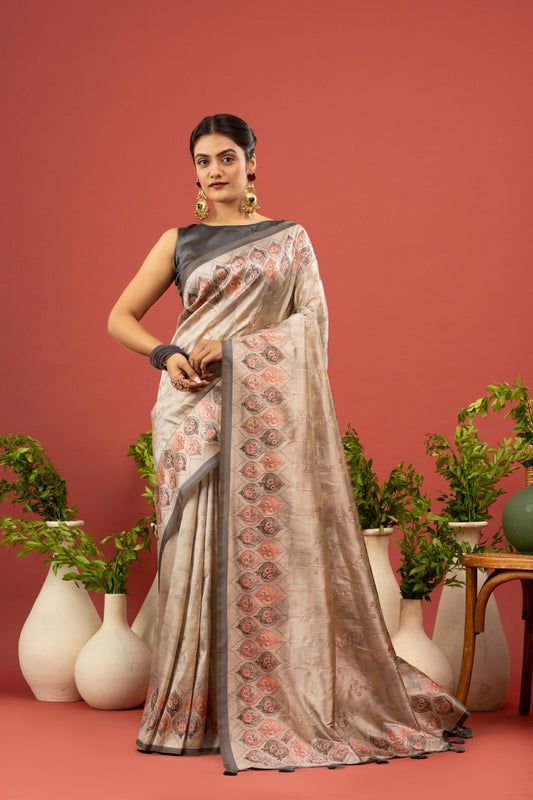 CELESTIAL INDIGO ARTISAN SAREE