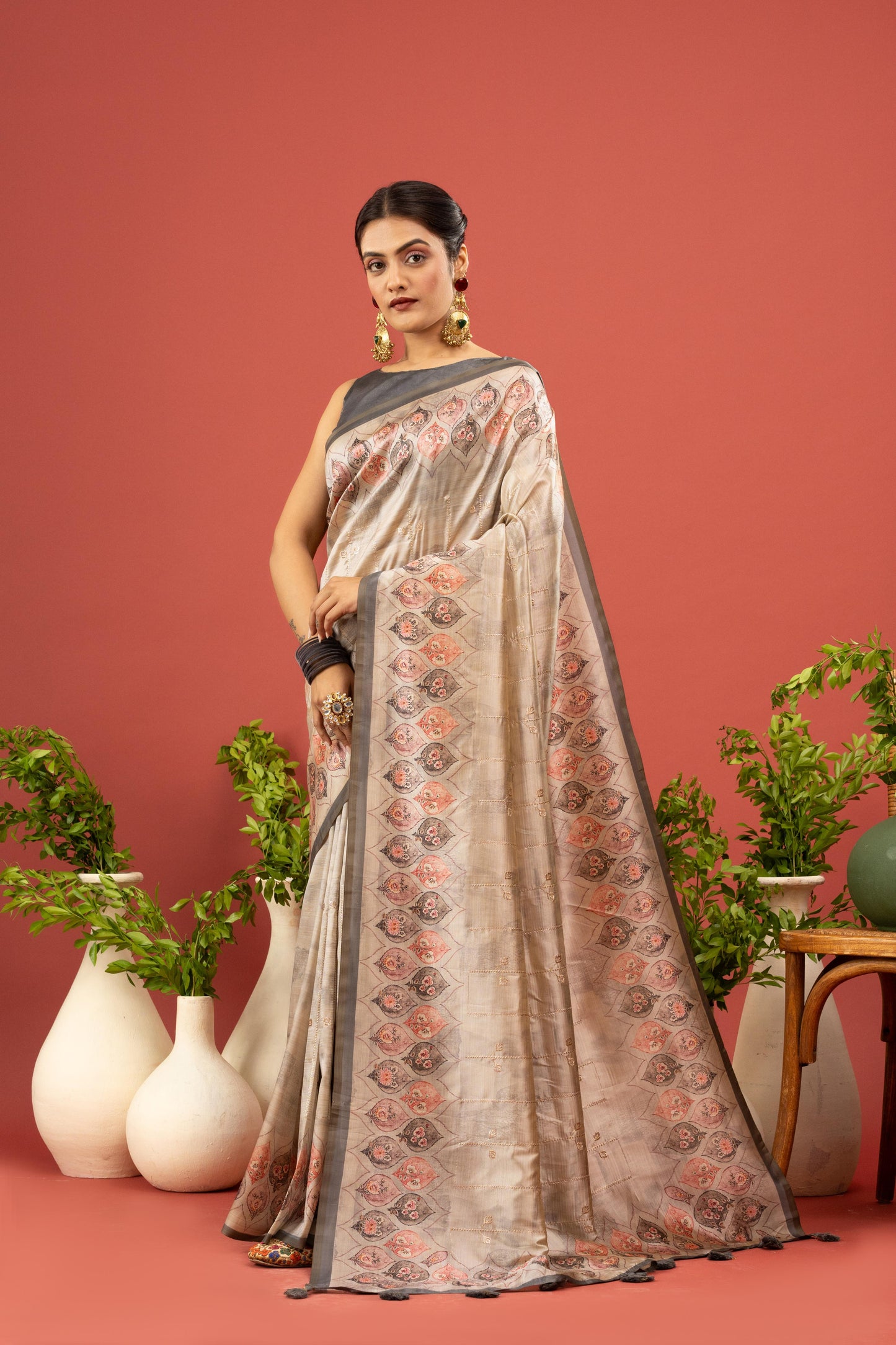 CELESTIAL INDIGO ARTISAN SAREE