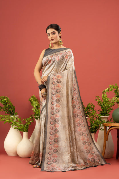 CELESTIAL INDIGO ARTISAN SAREE