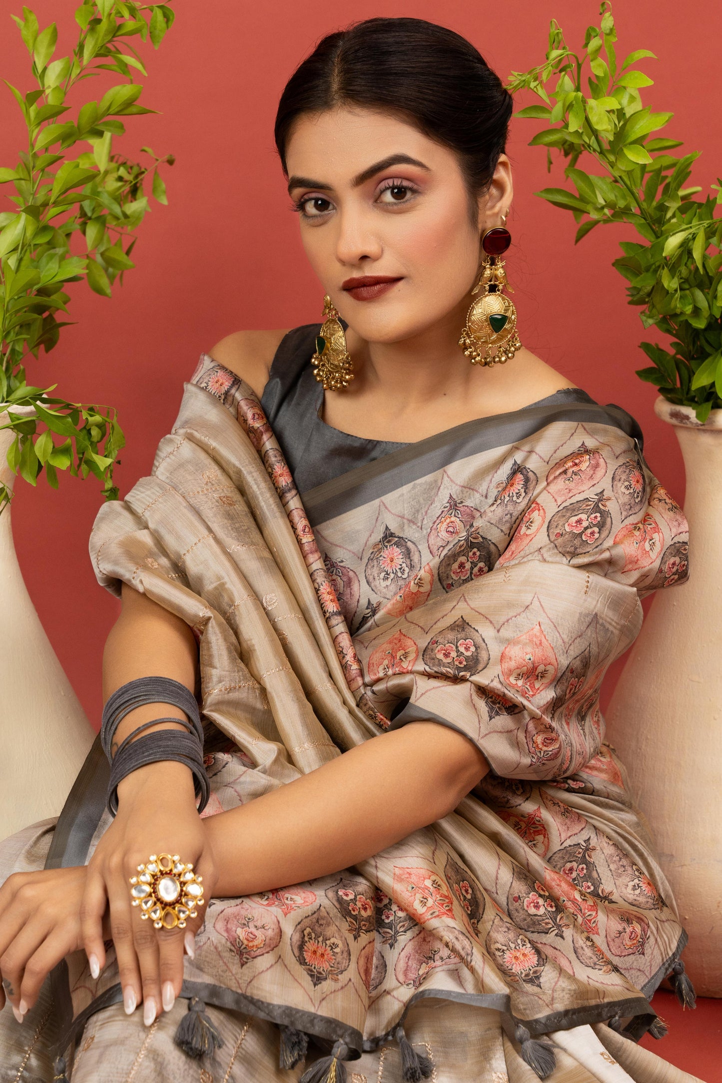 CELESTIAL INDIGO ARTISAN SAREE