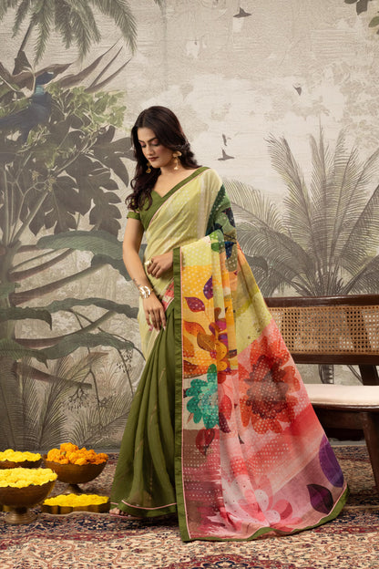 OLIVE HARVEST ARTISANAL SAREE