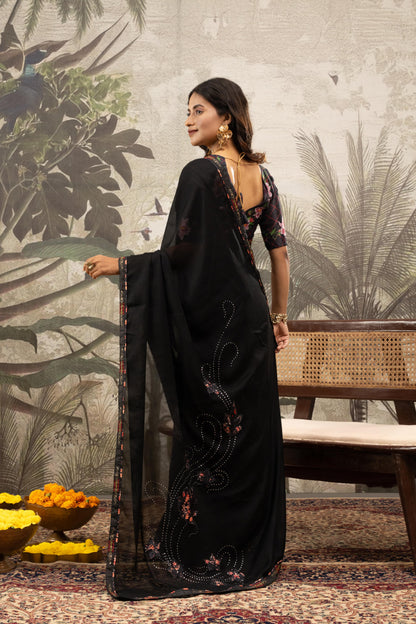 MIDNIGHT ONYX ARTISAN SAREE