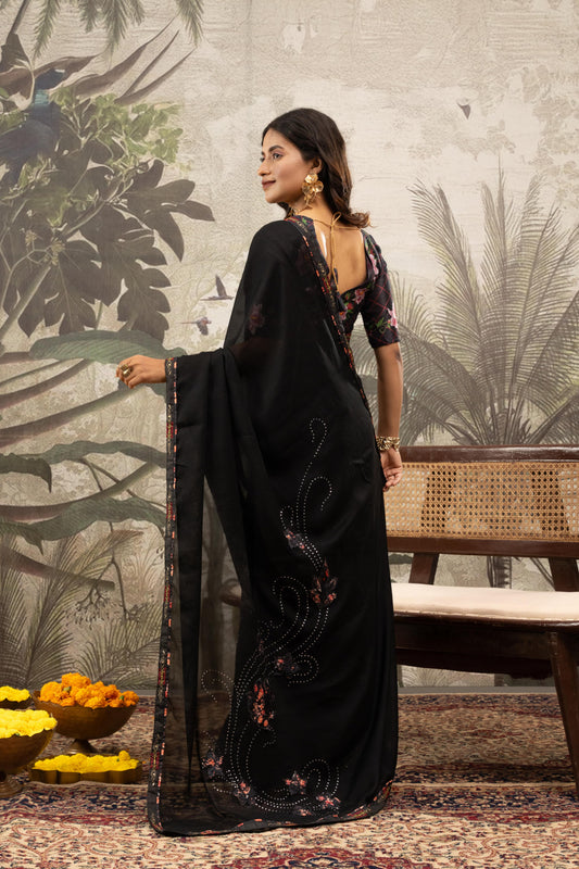 MIDNIGHT ONYX ARTISAN SAREE