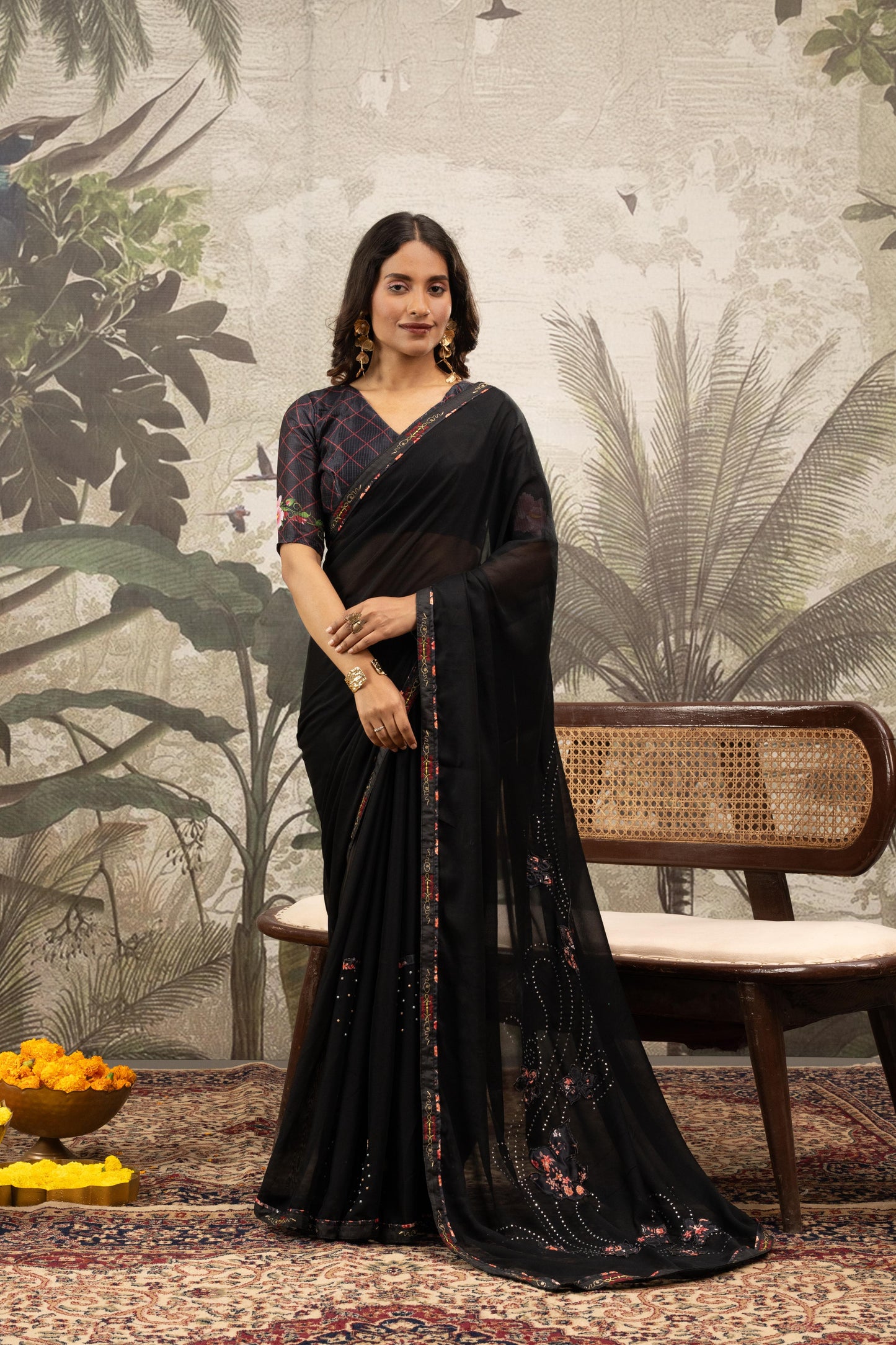 MIDNIGHT ONYX ARTISAN SAREE