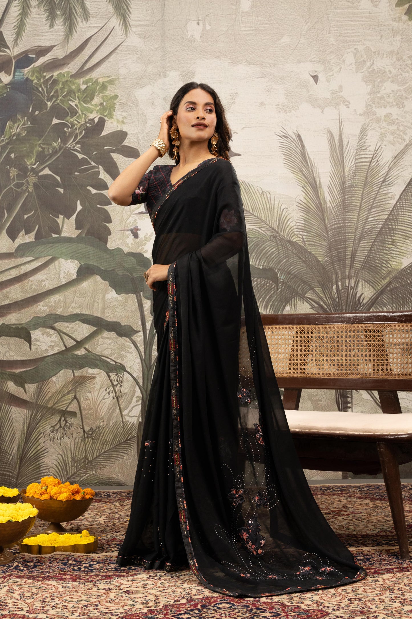 MIDNIGHT ONYX ARTISAN SAREE