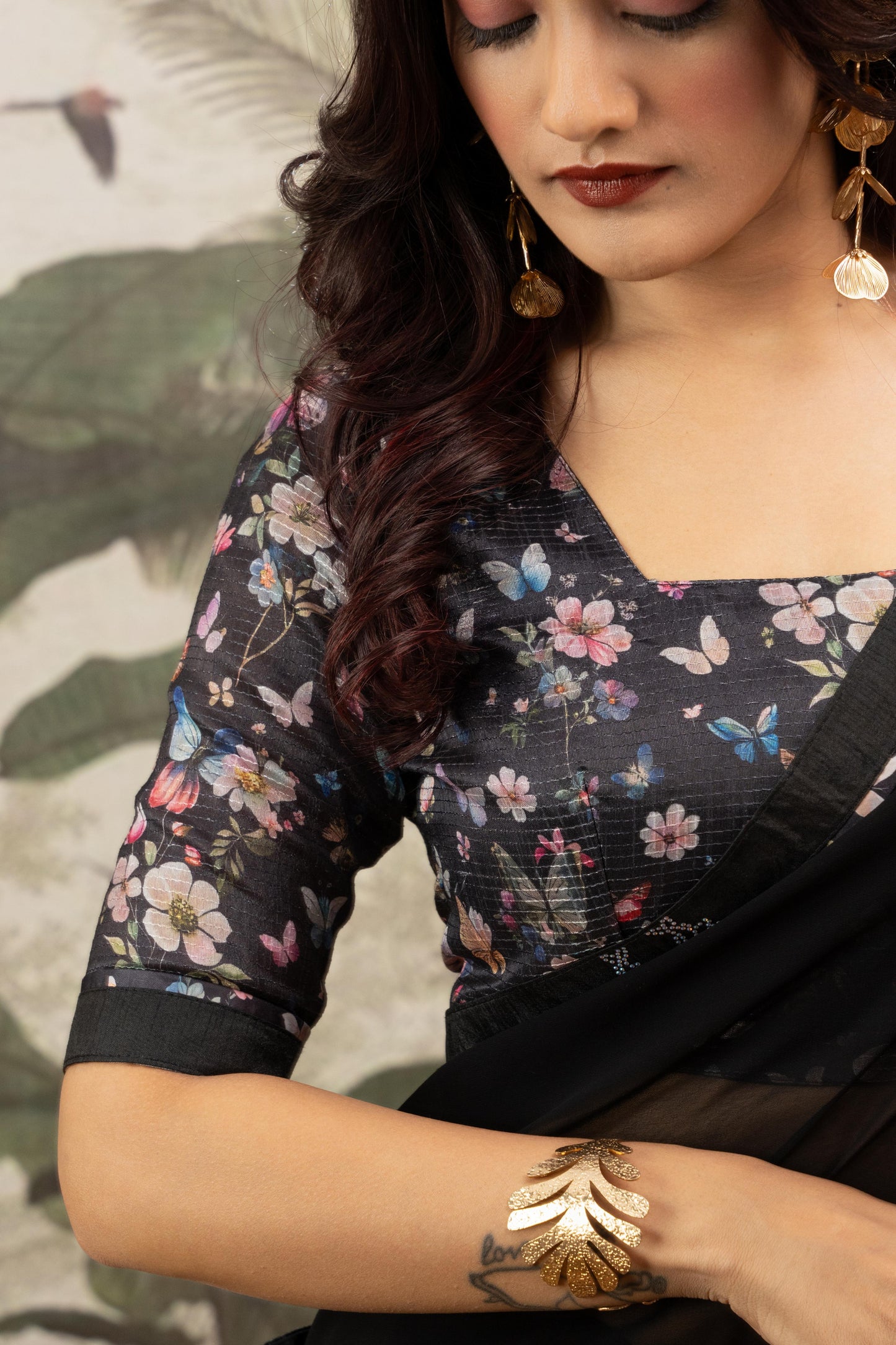 NOIR GARDENIA ARTISAN SAREE