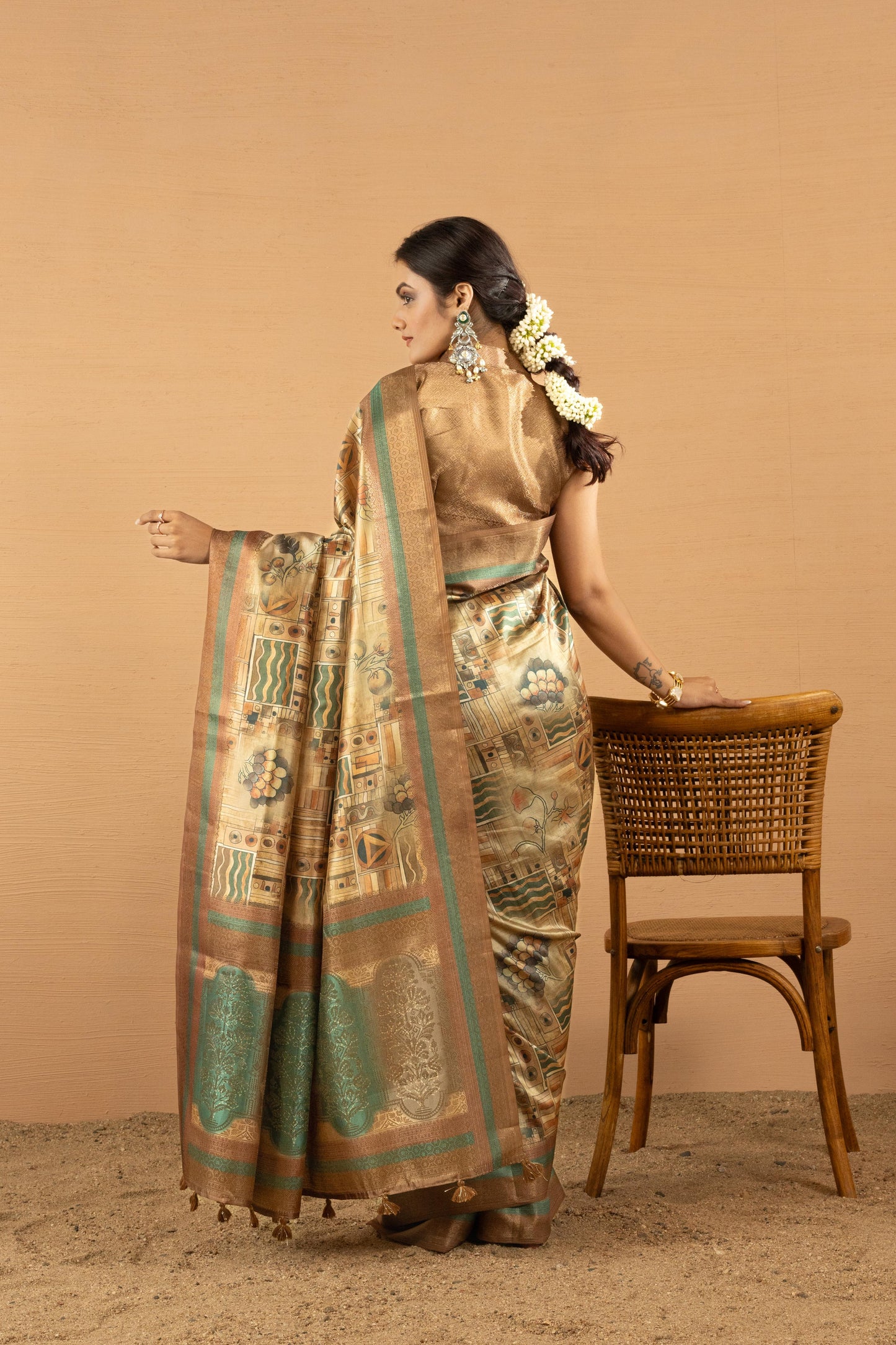GILDED MOSAIC ARTISAN SAREE