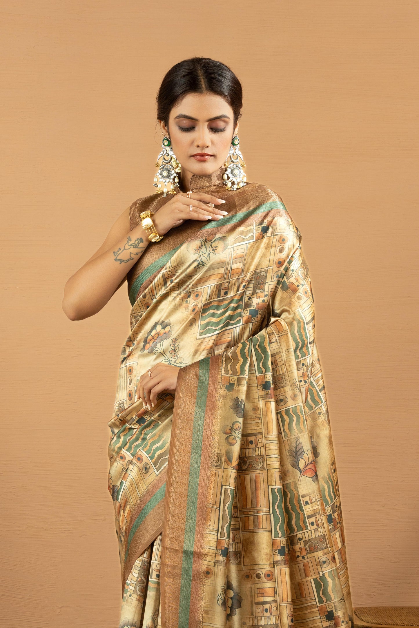 GILDED MOSAIC ARTISAN SAREE