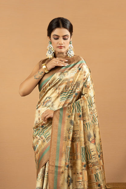 GILDED MOSAIC ARTISAN SAREE