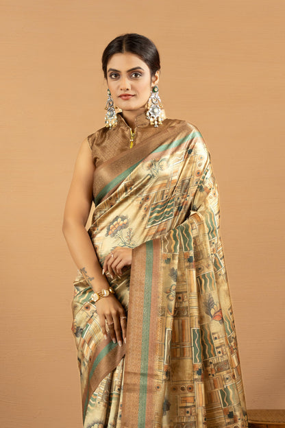 GILDED MOSAIC ARTISAN SAREE
