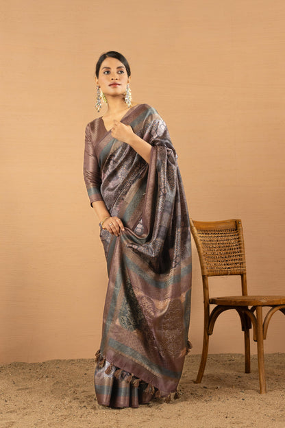 MULBERRY MOSAIC ARTISAN SAREE